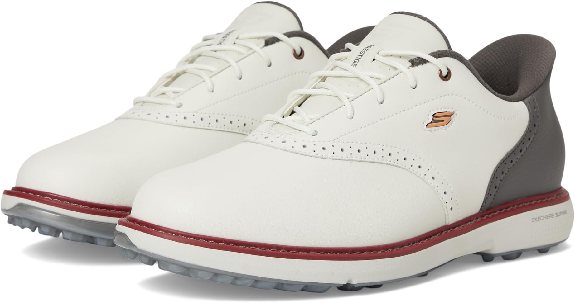 

Кроссовки Skechers GO GOLF Prestige Slip-In ArchFit Spikeless Golf Shoe, цвет Natural/Gray
