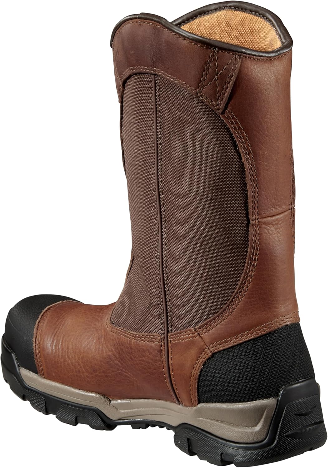 Мужские ботинки Carhartt Ground Force WP 10 дюймов с композитным носком Wellington CME1355, Peanut Oil Tan Leather — фото 3
