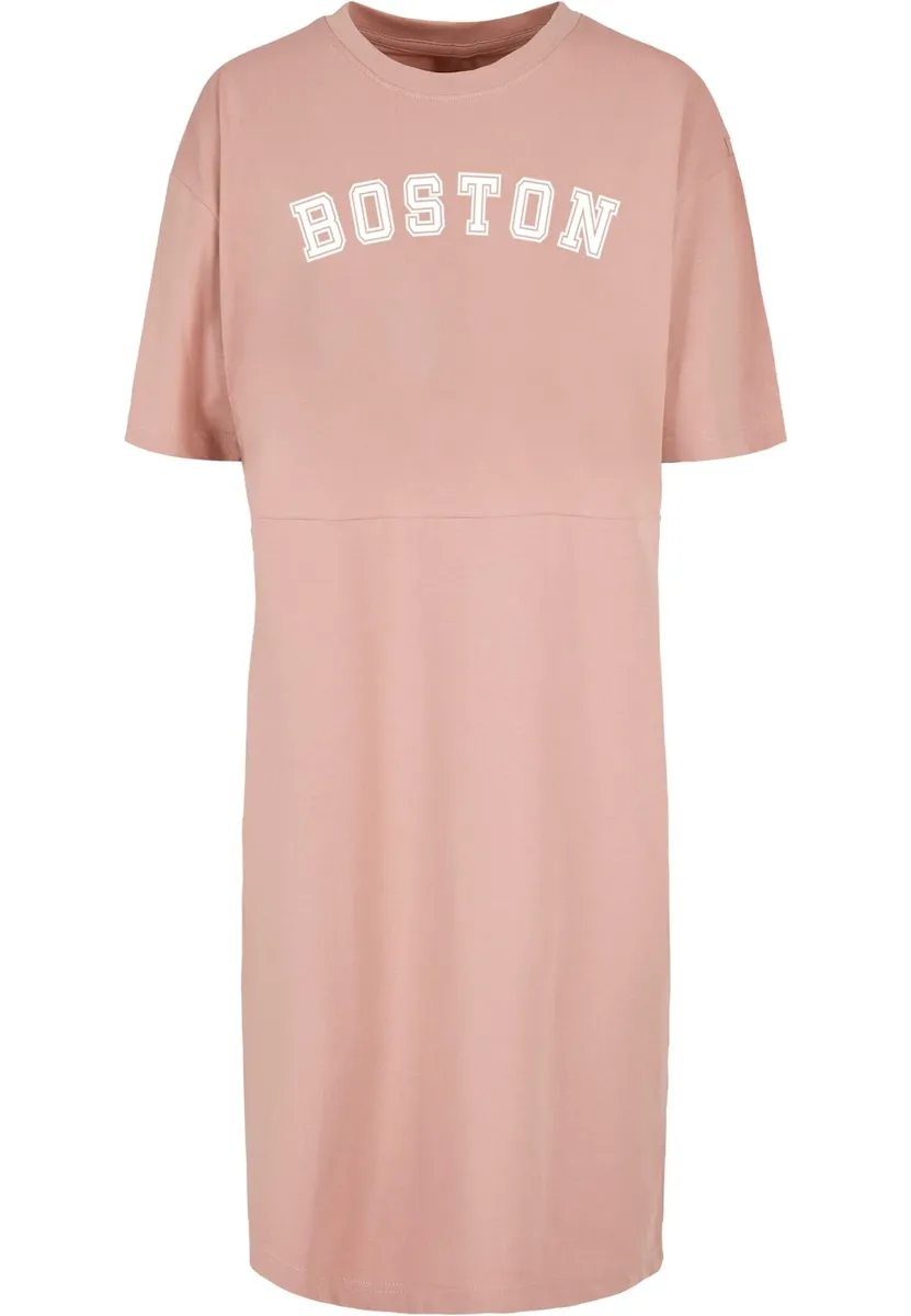 

Платье-рубашка Merchcode " Merchcode Damen Ladies Boston X Organic Oversized Slit Tee Dress" (1 шт.), цвет Duskrose