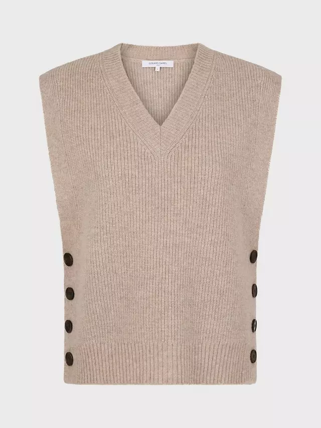 

Топ Gerard Darel Julietta Wool Tank, бежевый