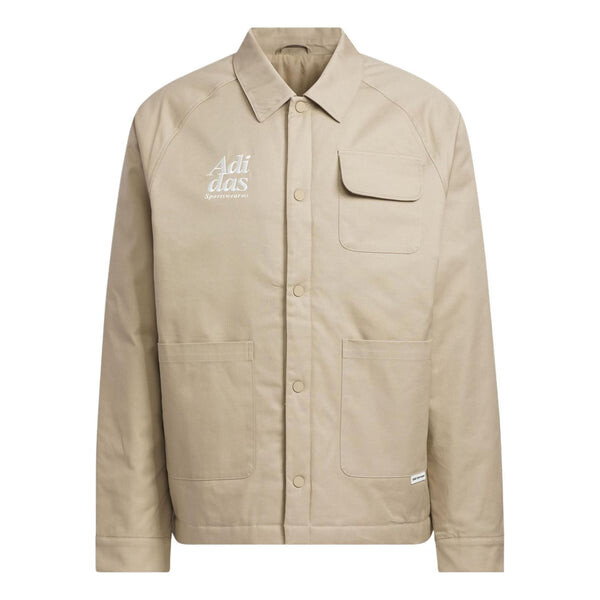 

Куртка small logo padded jacket asia sizing 'tan' Adidas, бежевый