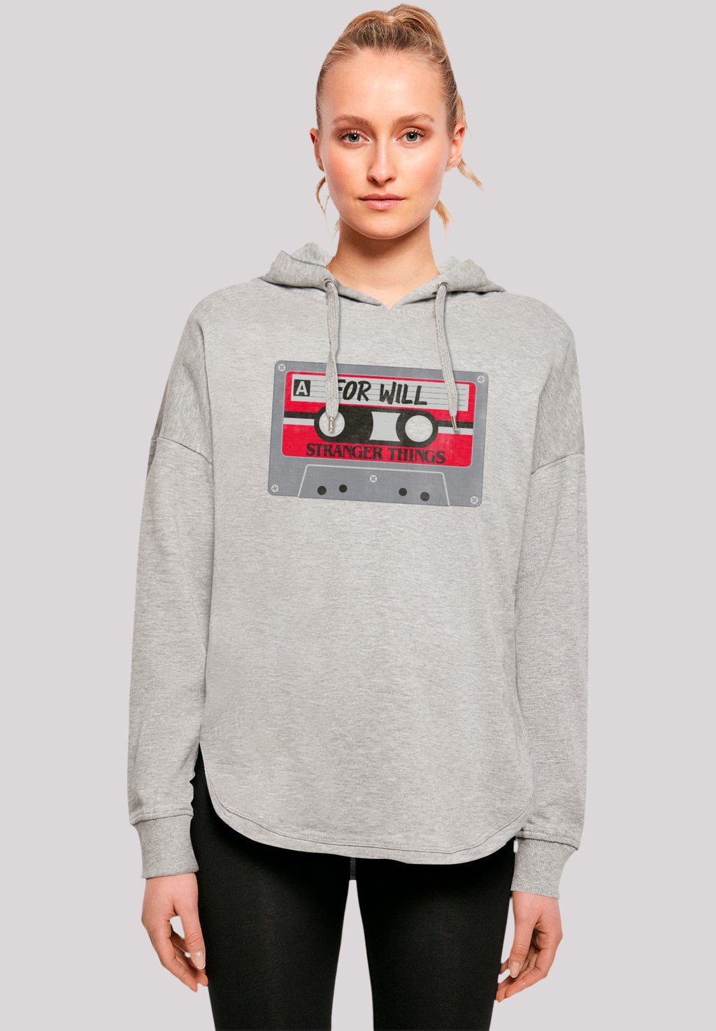 

Толстовка STRANGER THINGS CASSETTE FOR WILL NETFLIX TV SERIES - Hoodie F4NT4STIC, серый