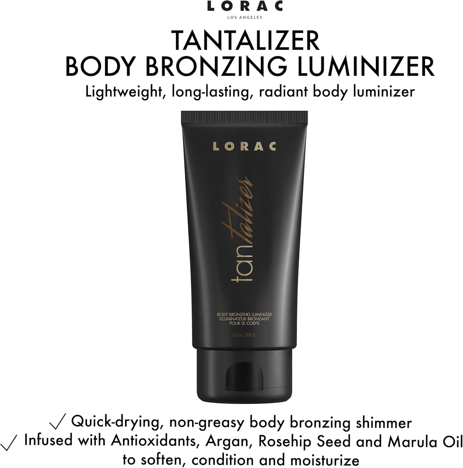Лосьон для тела LORAC Tantalizer Body Bronze Luminizer оттенок Champagne Bronze — фото 2