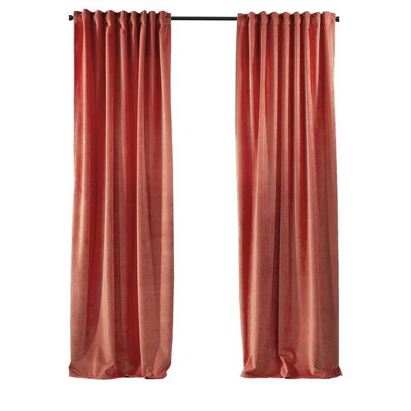 

Бархатная штора Puude Home Design 140350, 25x1x140 см цвет lachs