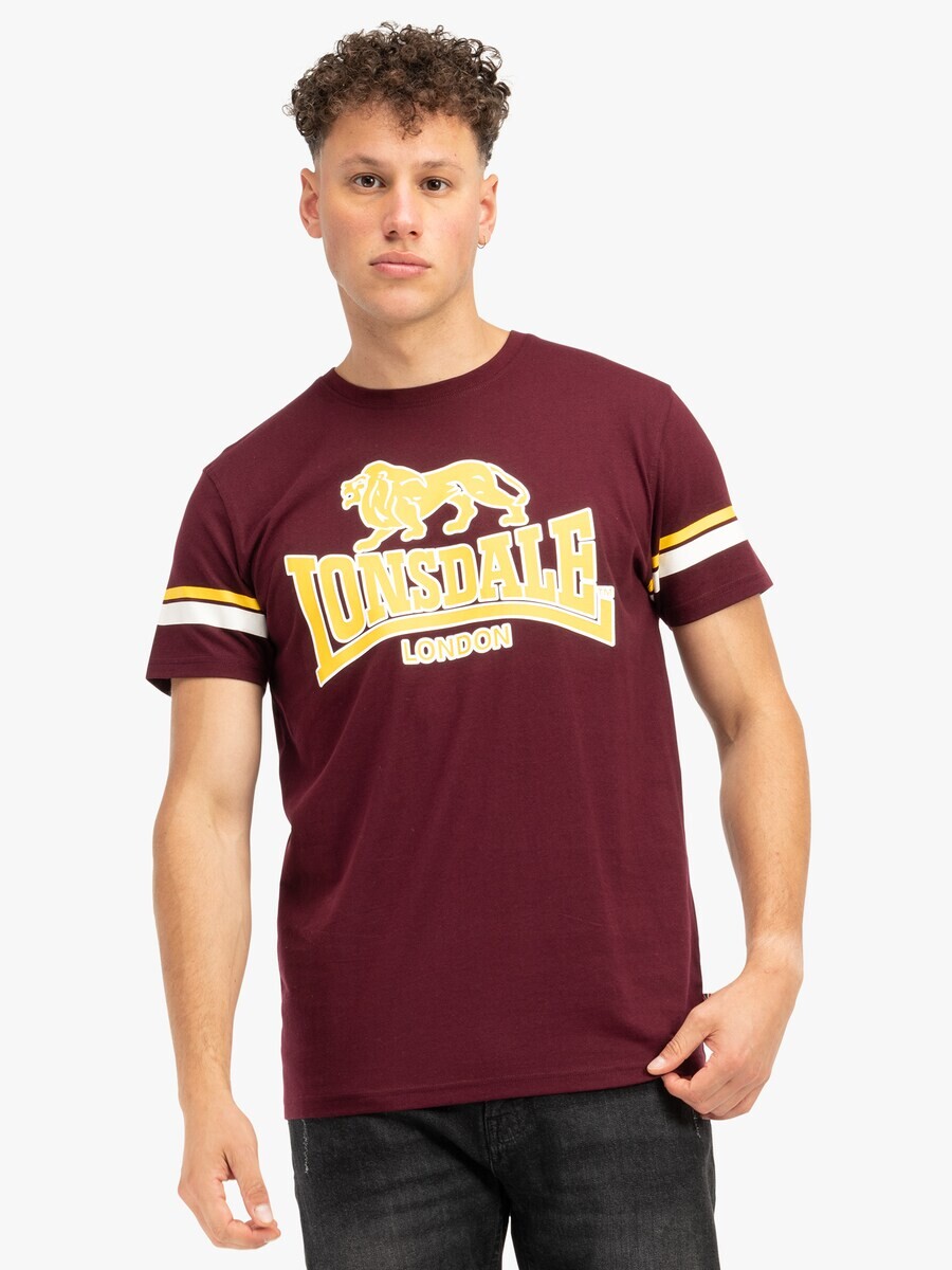 

Классическая футболка LONSDALE Shirt METHLEY, темно-красный
