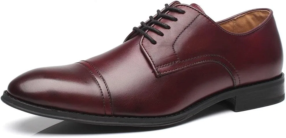 Мужские оксфорды La Milano Classic Modern с круглым мыском, Splendo 1 Burgundy