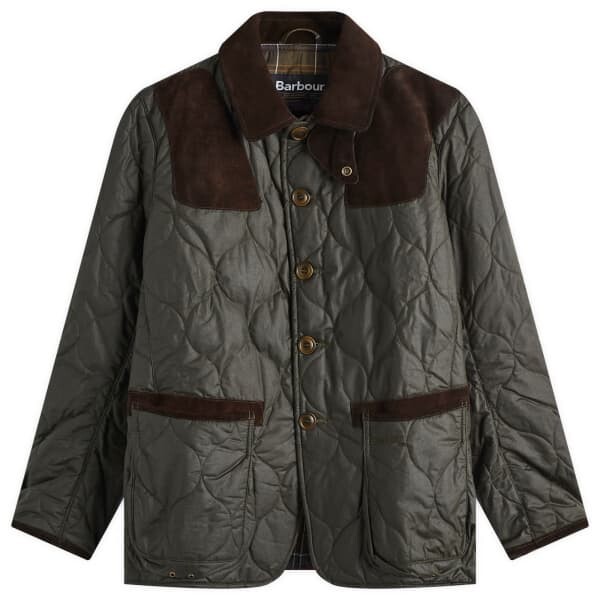 

Спортивная стеганая вощеная куртка To ki to Barbour, зеленый