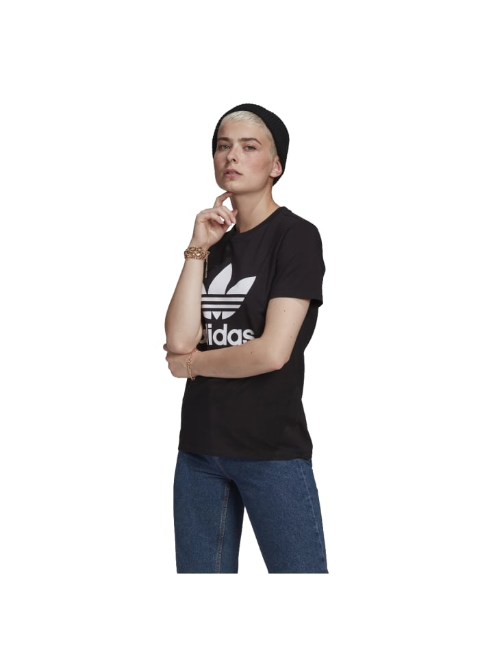 Футболка adidas Adicolor Classics Trefoil черного цвета Adidas originals — фото 2