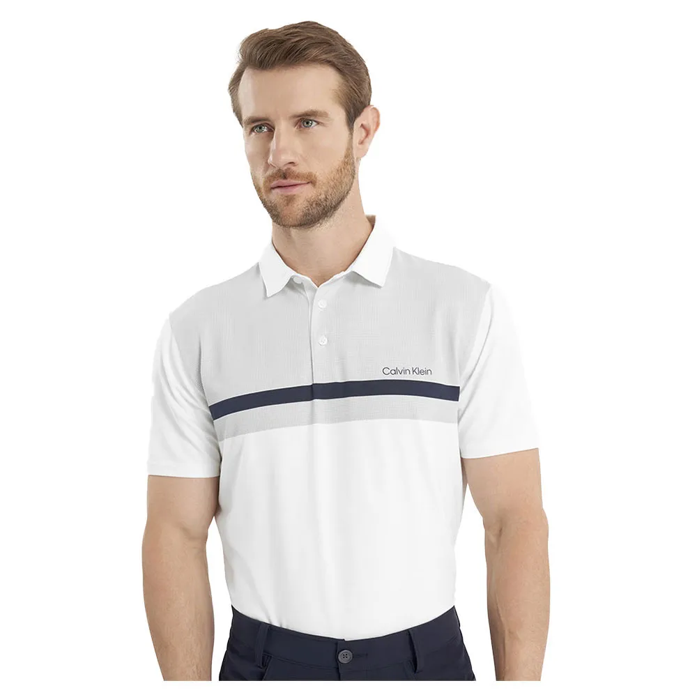 

Поло с коротким рукавом Calvin Klein Golf Clearview, белый