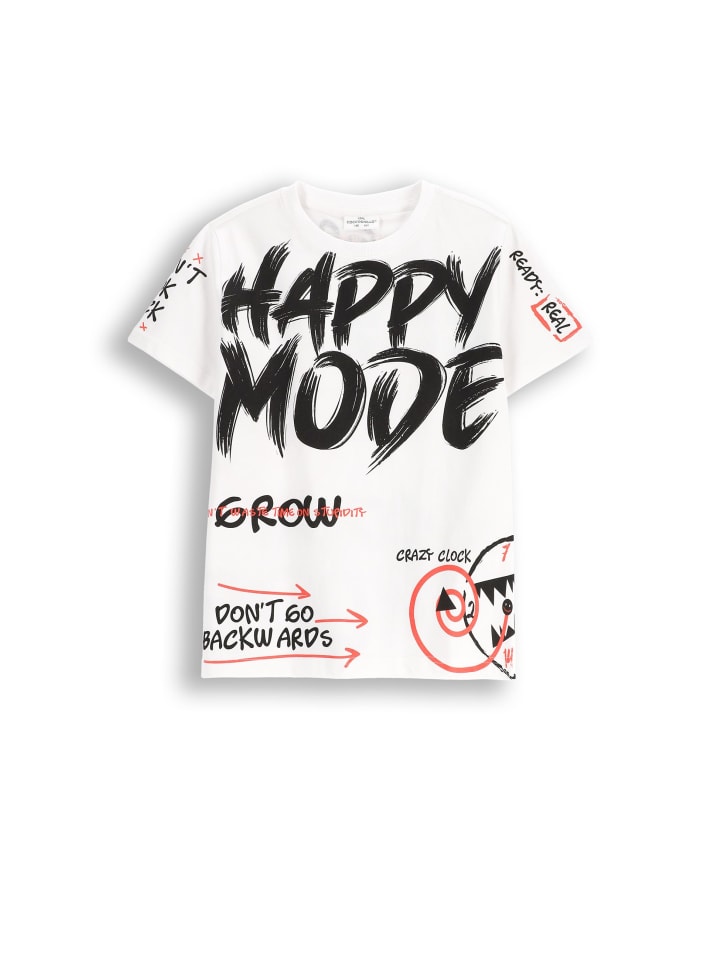 

Белая футболка с короткими рукавами Coccodrillo, Белый, Белая футболка с короткими рукавами Coccodrillo