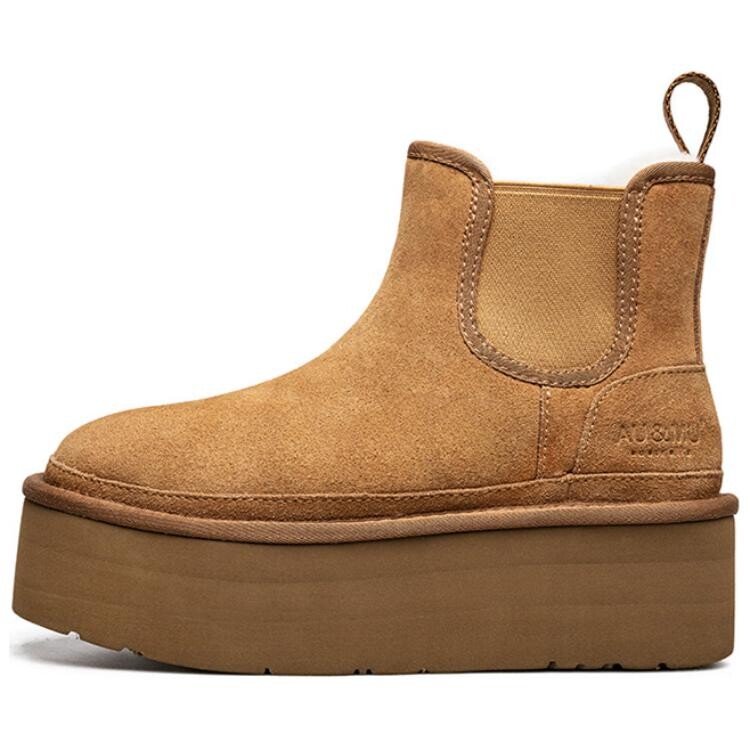 

Зимние ботинки женские Au&Mu, цвет Chestnut