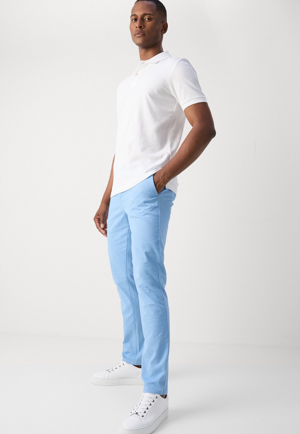 

Китайские штаны ESSENTIAL MOTT Scotch & Soda, сине-серый