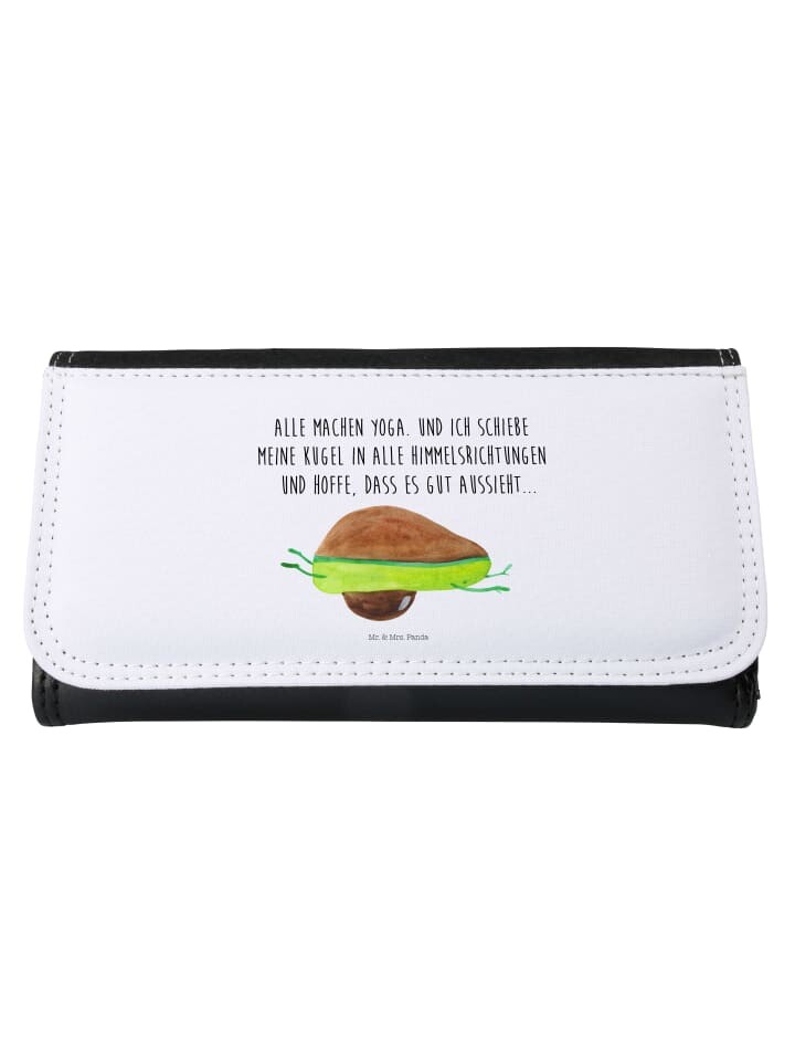

Портмоне Mr & Mrs Panda Damen Avocado Yoga, белый
