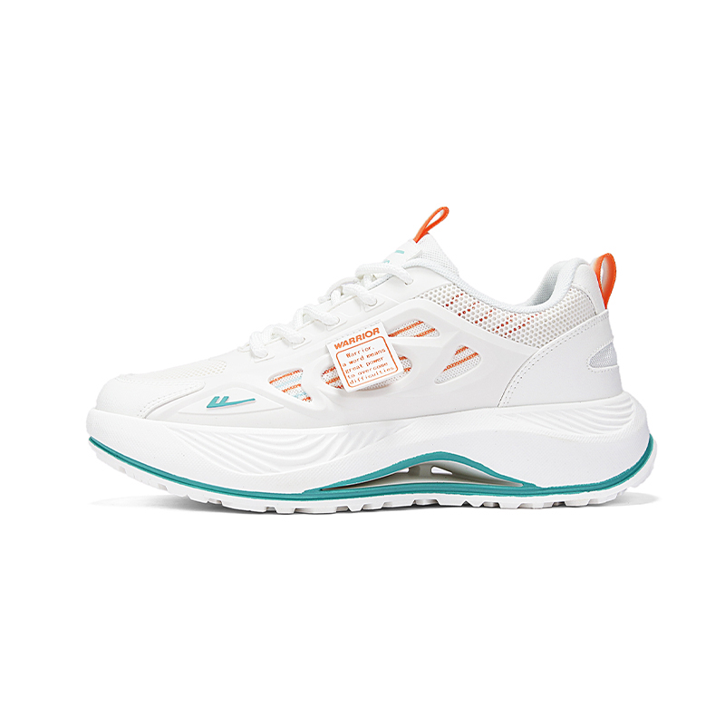 

WARRIOR Высокие кроссовки для бега мужские белые оранжевые зеленые с амортизацией, увеличенной высотой, износостойкие и легкие