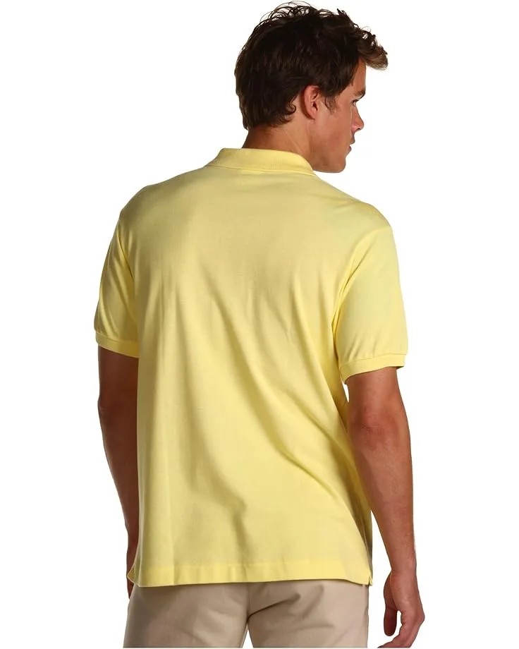 Поло Lacoste Short Sleeve Classic Pique Polo Shirt, желтый — фото 3