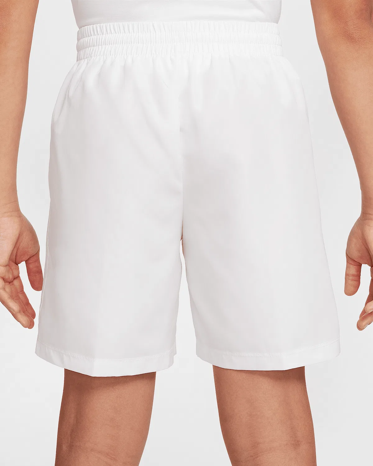 Детские тренировочные шорты Nike Dri-FIT Big Kids' Multi, White/White/Black — фото 3
