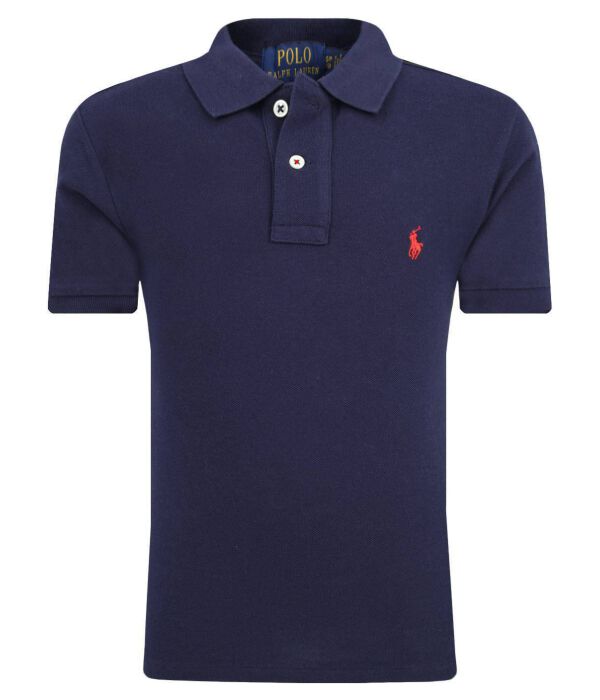 

Рубашка поло Slim fit Polo Ralph Lauren, синий