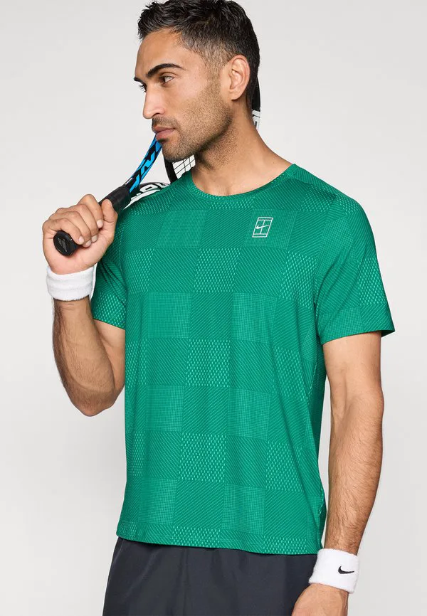 Спортивная футболка nikecourt advantage с принтом на верхней части Nike Performance, Malachite/White — фото 4