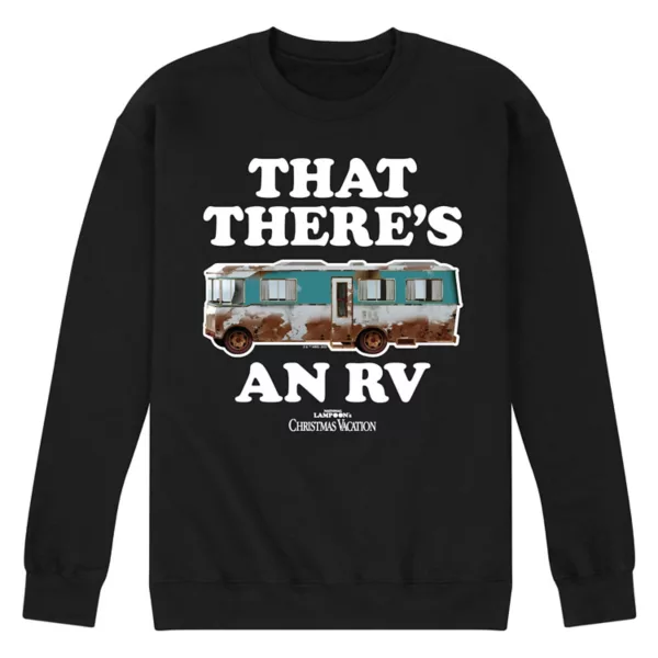 

Мужская флисовая толстовка National Lampoon's Christmas Vacation с принтом RV Licensed Character, черный