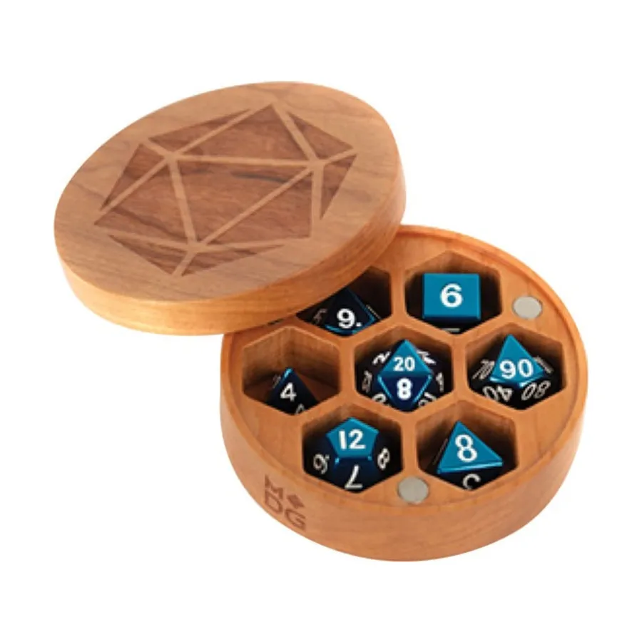 

Круглый футляр для игральных костей - вишня, Dice Cases