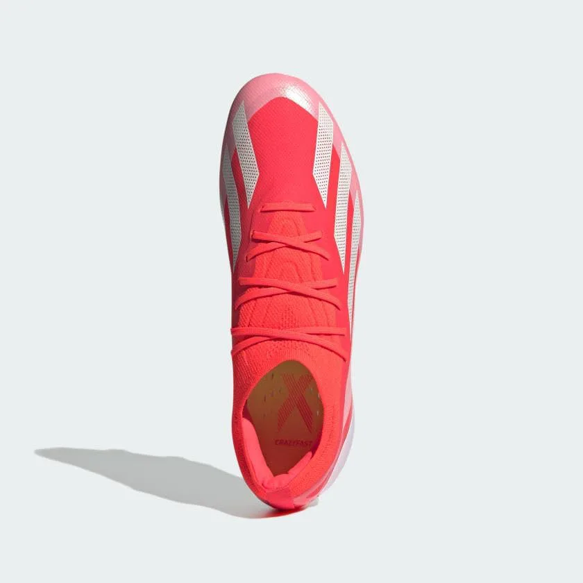 Футбольные бутсы Adidas X Crazyfast Elite для мужчин, красно-белый — фото 2