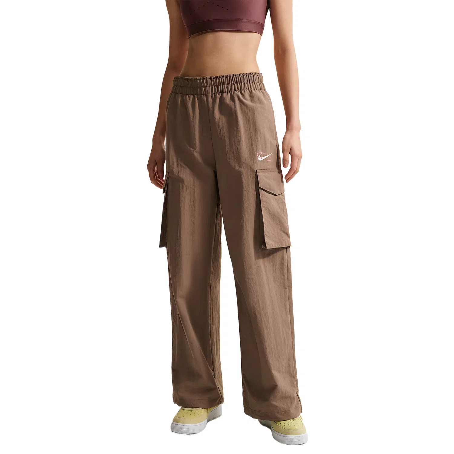 Спортивные карго-брюки женские Nike, Mink Brown