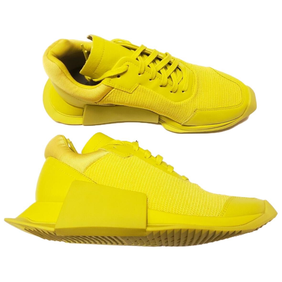 Кроссовки Rick Owens X adidas Level Runner Lifestyle Shoes Unisex Mid-top, желтый — фото 2
