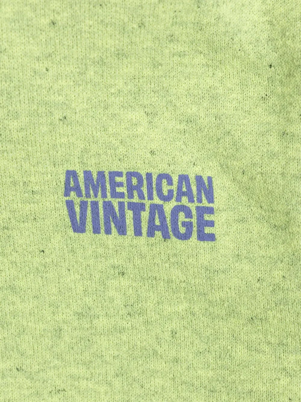 Худи с логотипом и надписью American Vintage Kids, желтый — фото 4
