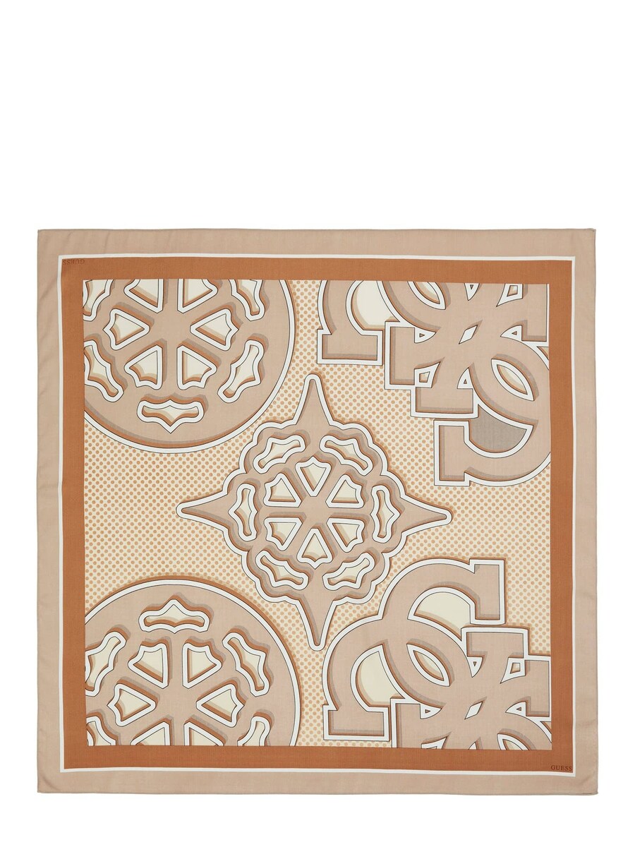 

Платок GUESS, цвет Beige/Camel/Ecru/Dark beige