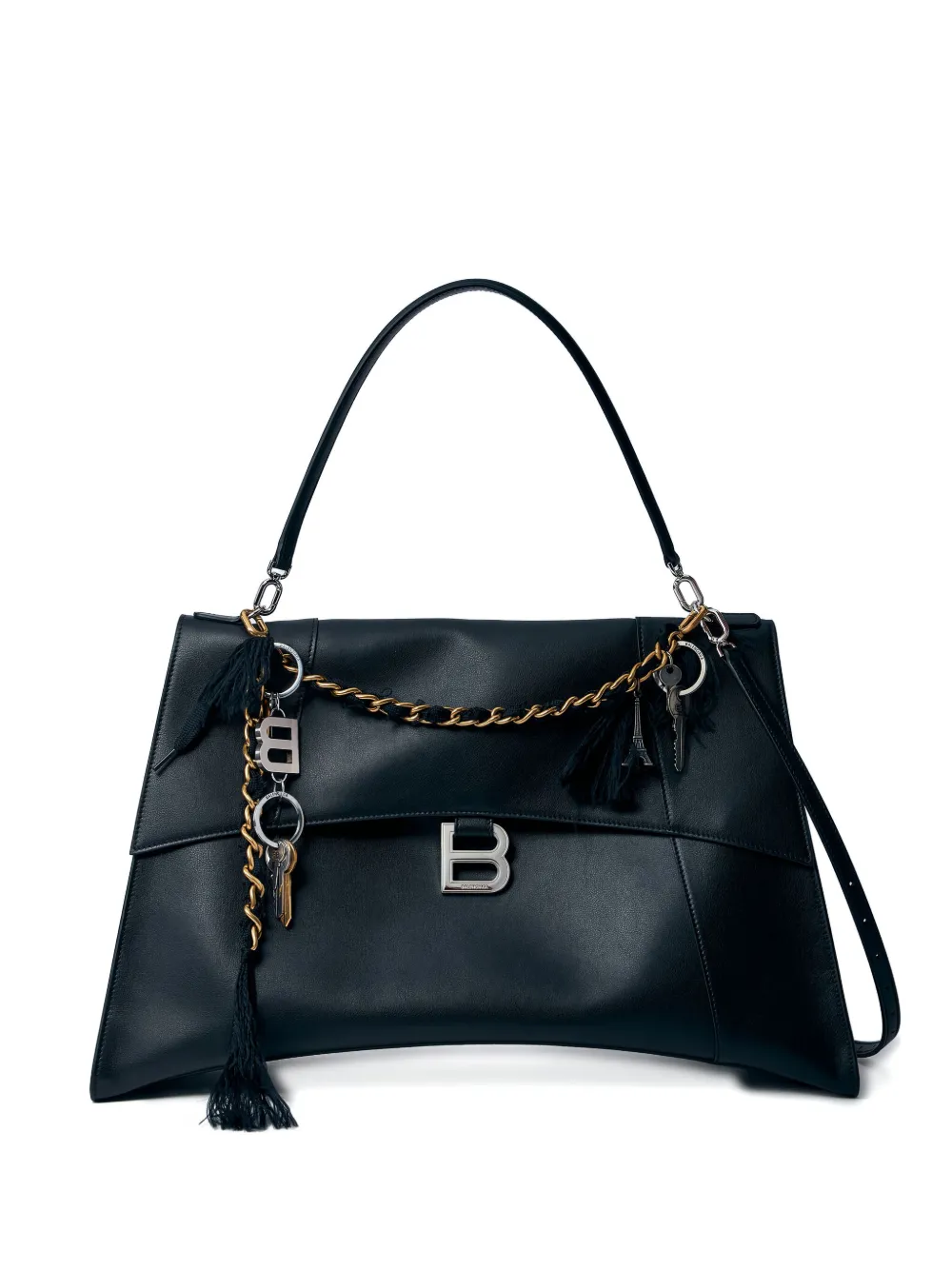 

Большая сумка-тоут Soft Hourglass BALENCIAGA, черный