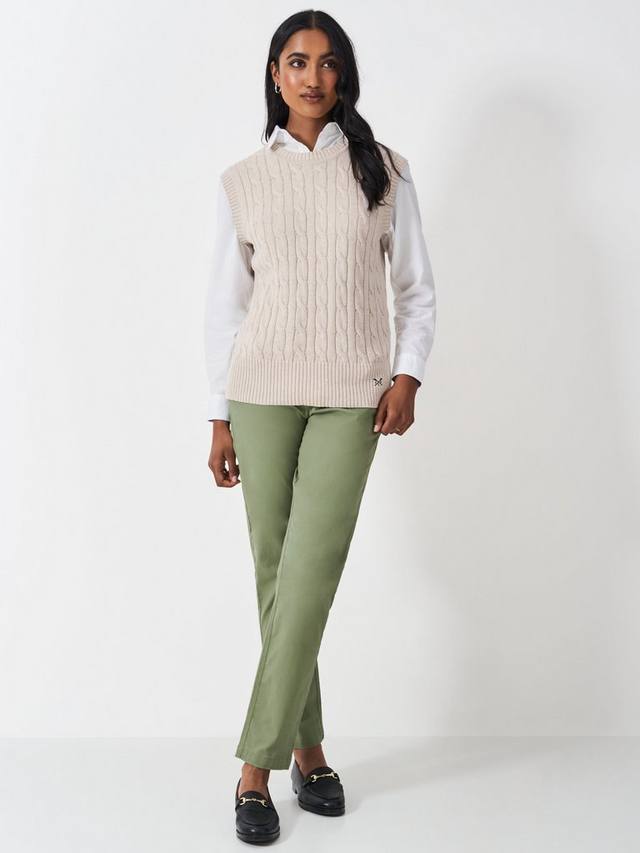 

Брюки - чино от salcombe Crew Clothing, хаки