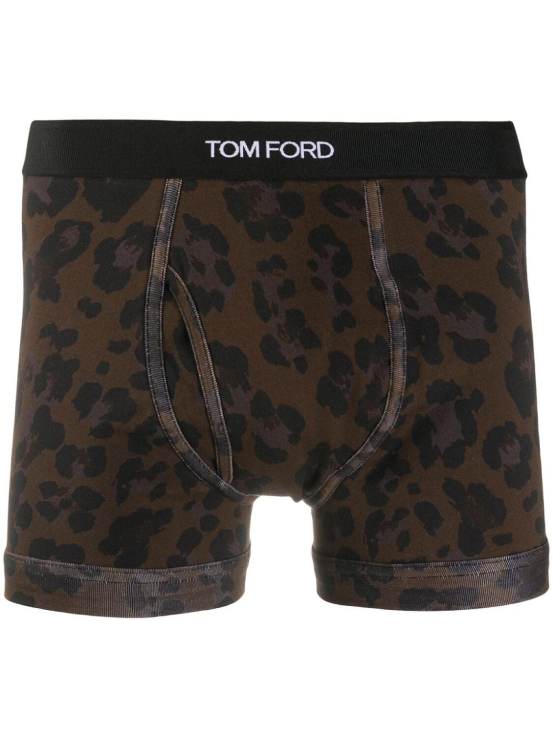

TOM FORD боксеры с леопардовым принтом, черный
