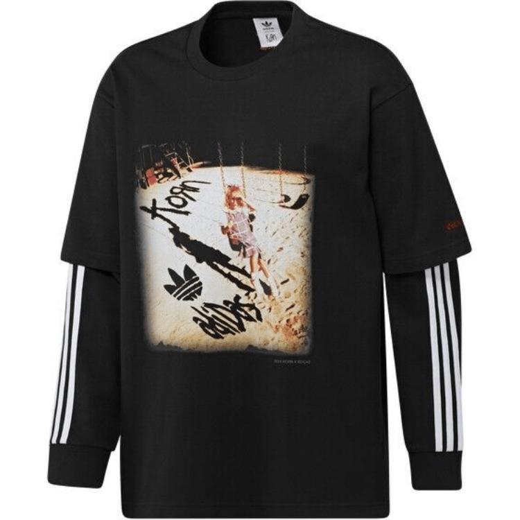 Adidas X KoRn лонгслив Adidas Originals, черный — фото 2