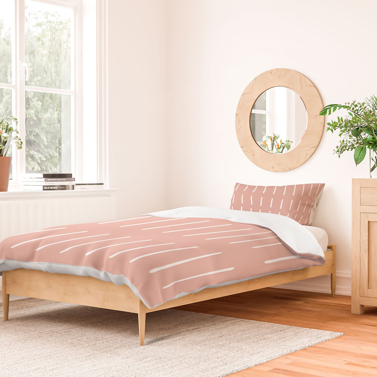 

Летнее солнце Home Art Органическое румяное хлопковое пуховое одеяло Deny Designs, цвет Cotton