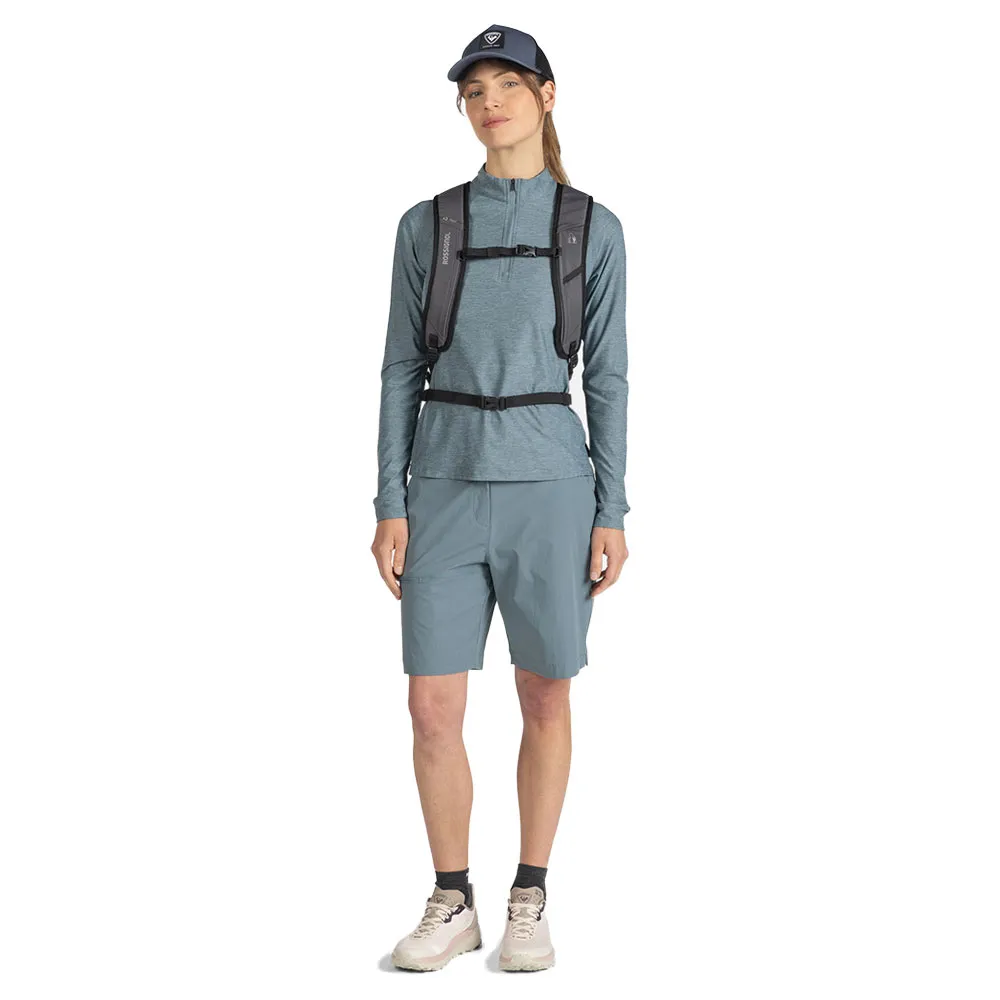 

Лонгслив Rossignol Westweg half zip, серый