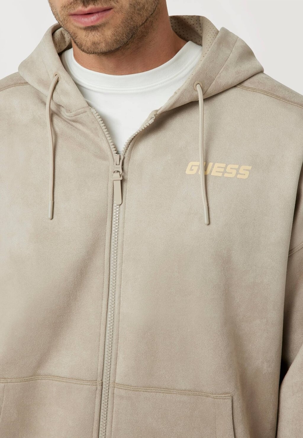 

Толстовка на молнии OPTIK Guess, бежевый