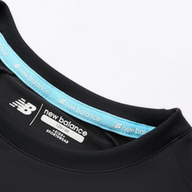 New Balance Футболка NBSC черная для детей 3-7 лет — фото 4