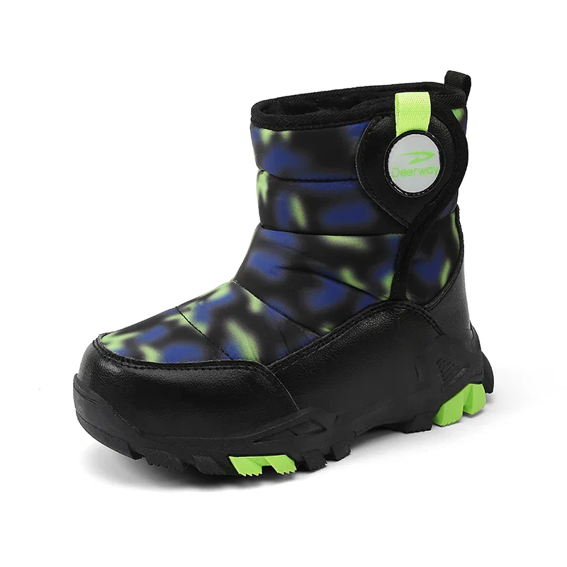 Детские зимние ботинки DEERWAY Black