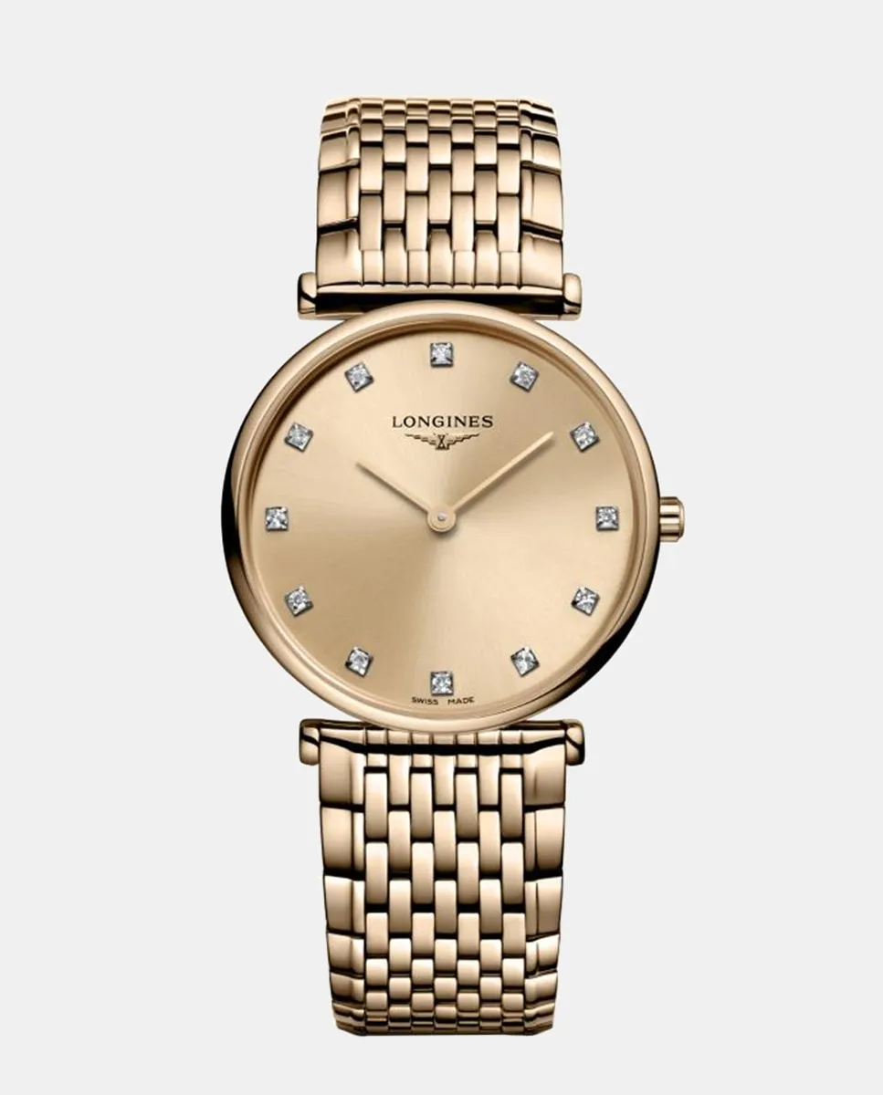 

Женские часы La Grande Classique L45121908 из розовой стали Longines, розовый