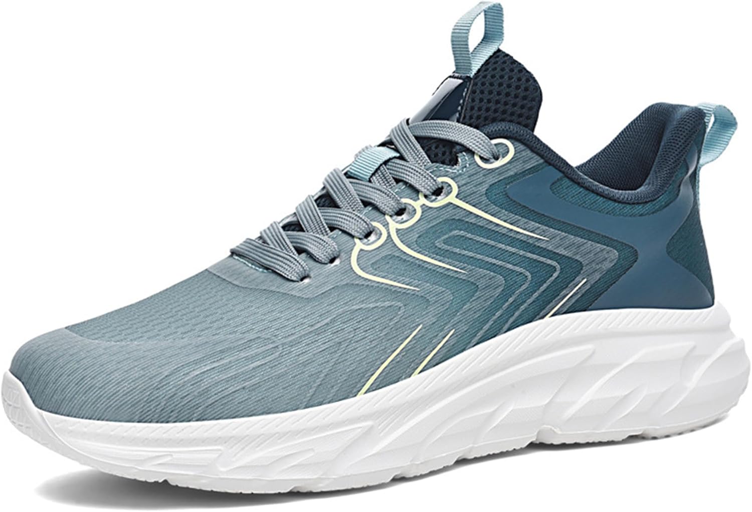 

Мужские дышащие кроссовки из сетки для ходьбы, легкие беговые кроссовки, мягкие теннисные и баскетбольные повседневные обувные варианты для улицы Generic, темно-синий