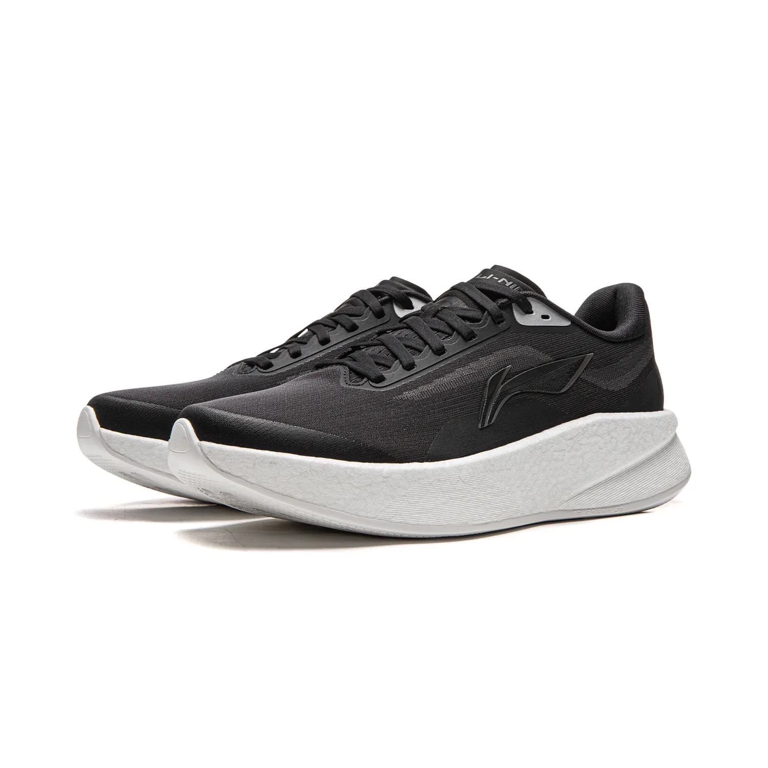 Li-Ning Shadowman Cushioning Slip Resistant Abrasion Resistant Lightweight Rebound низкие кроссовки для бега мужские, черный — фото 4
