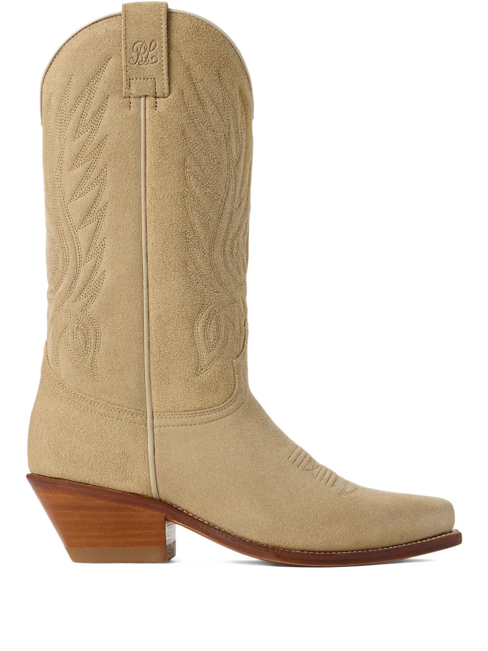 Ковбойские сапоги Chilton 40 Ralph Lauren Collection, коричневый