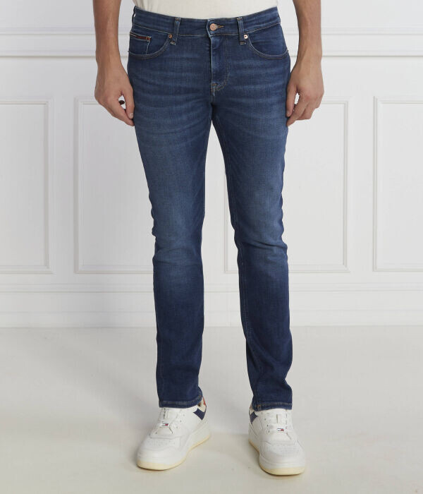 

Джинсы мужские Tommy Jeans Slim Fit с нашивкой логотипа, синий