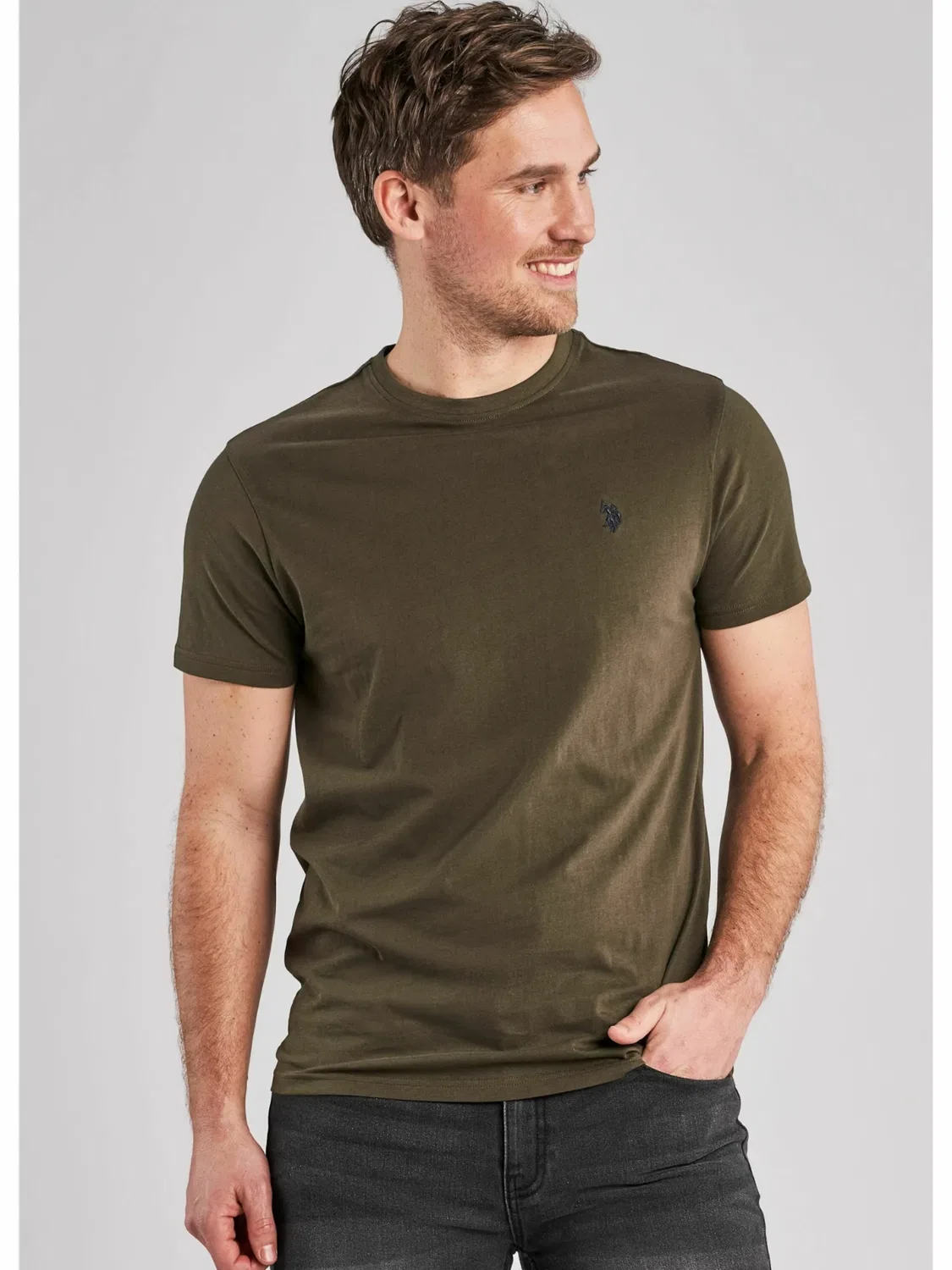 Футболка 'UMArjun' U.S. Polo Assn., Beige/Marine Blue/Olive/Black/White — фото 2