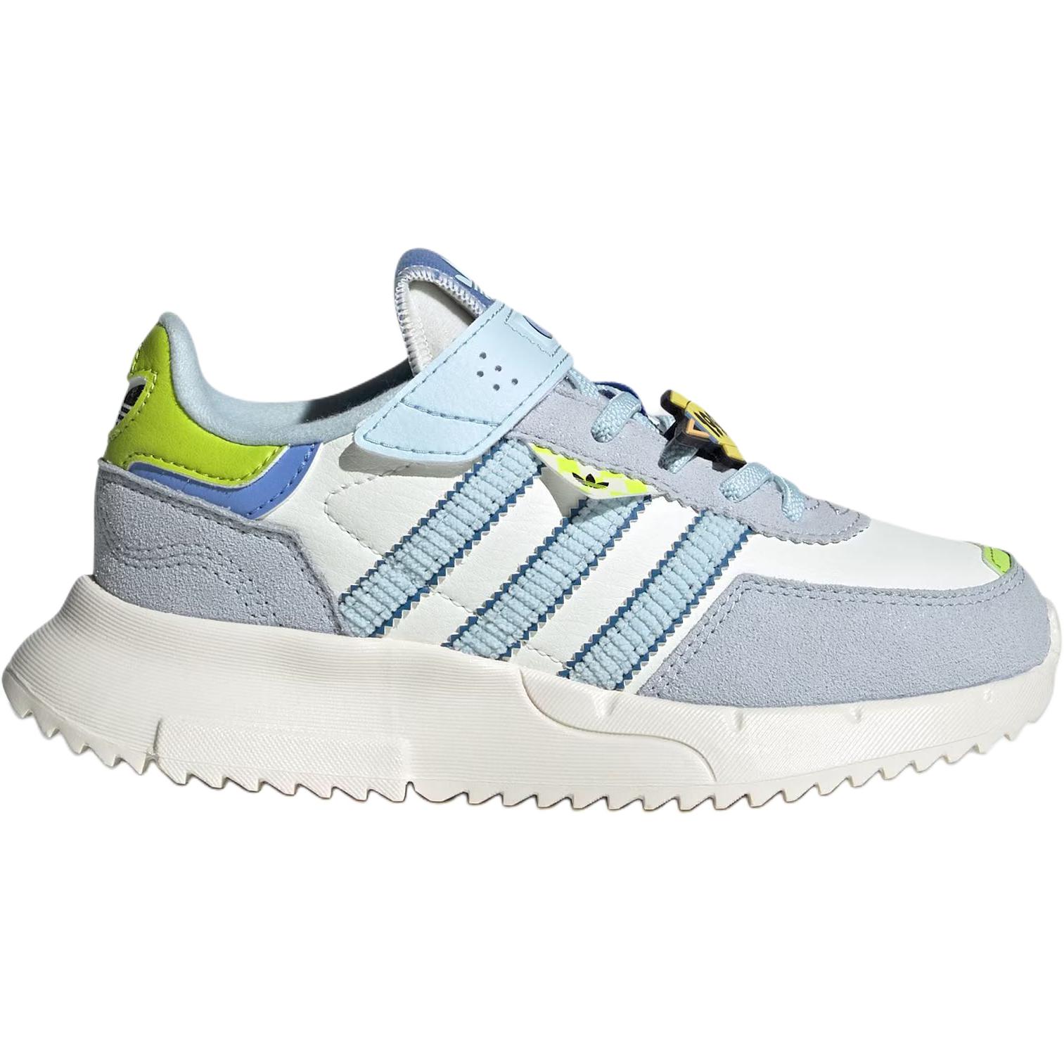 Adidas Originals Disney x Retropy F2 низкие детские повседневные кроссовки White Blue — фото 3