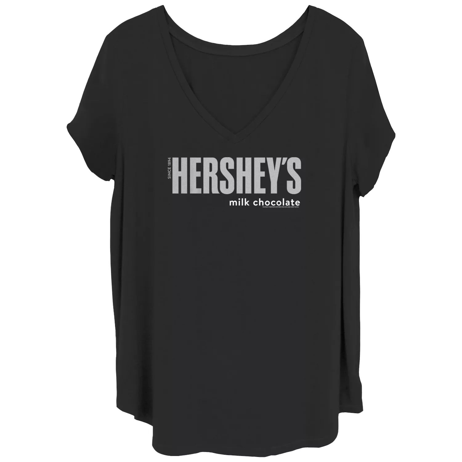 

Детская футболка больших размеров с логотипом Hershey's Milk Chocolate и графическим рисунком Hershey's