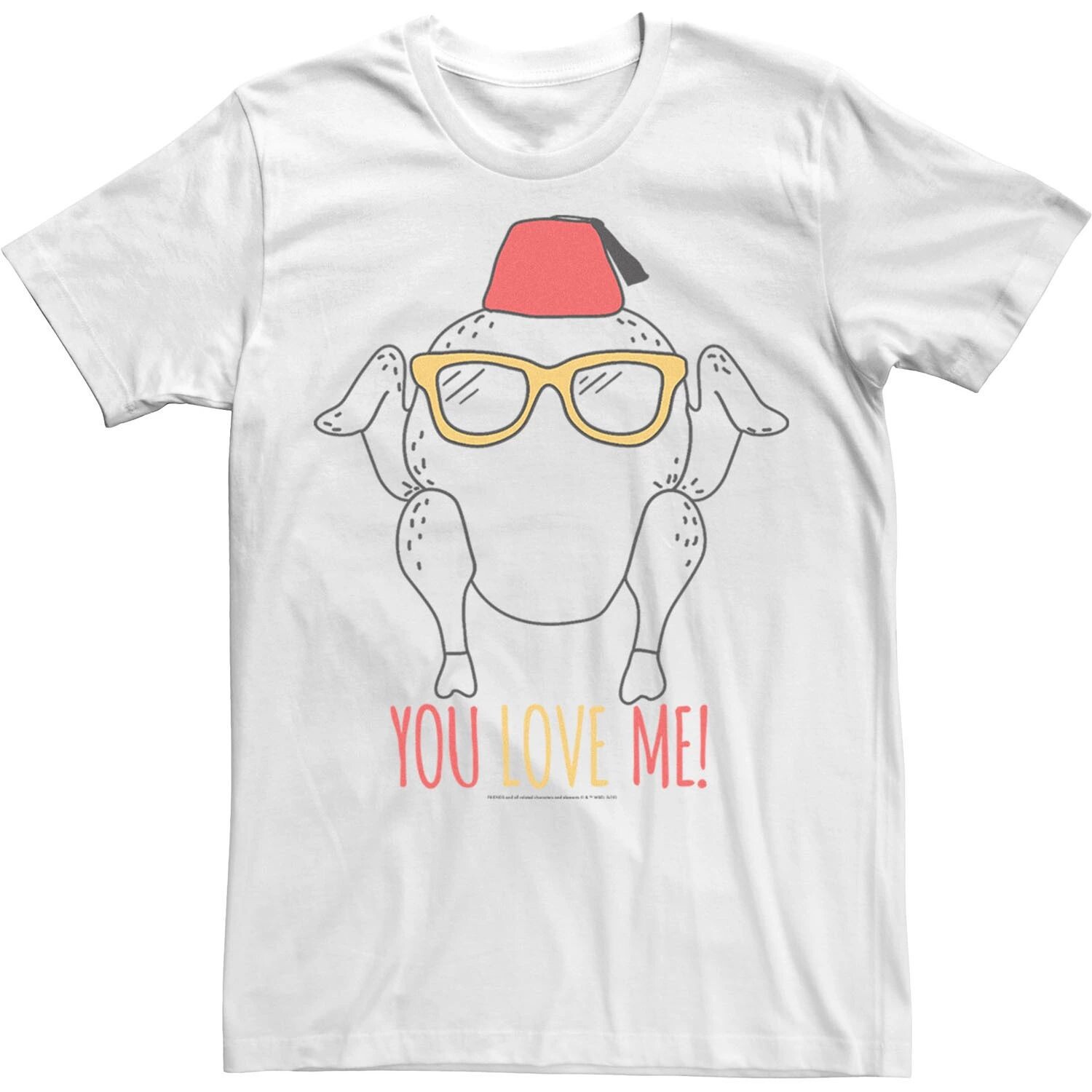 

Мужская футболка Friends Turkey You Love Me Licensed Character