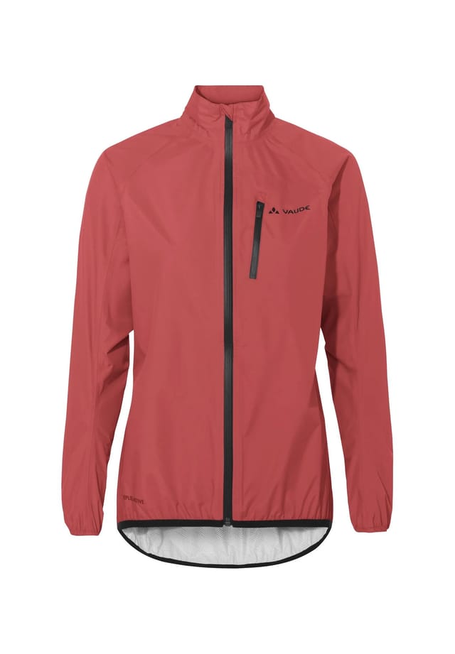 

Куртка-Дождевик "Women's Drop Jacket III" водоотталкивающая легкая Vaude, цвет 804_brick