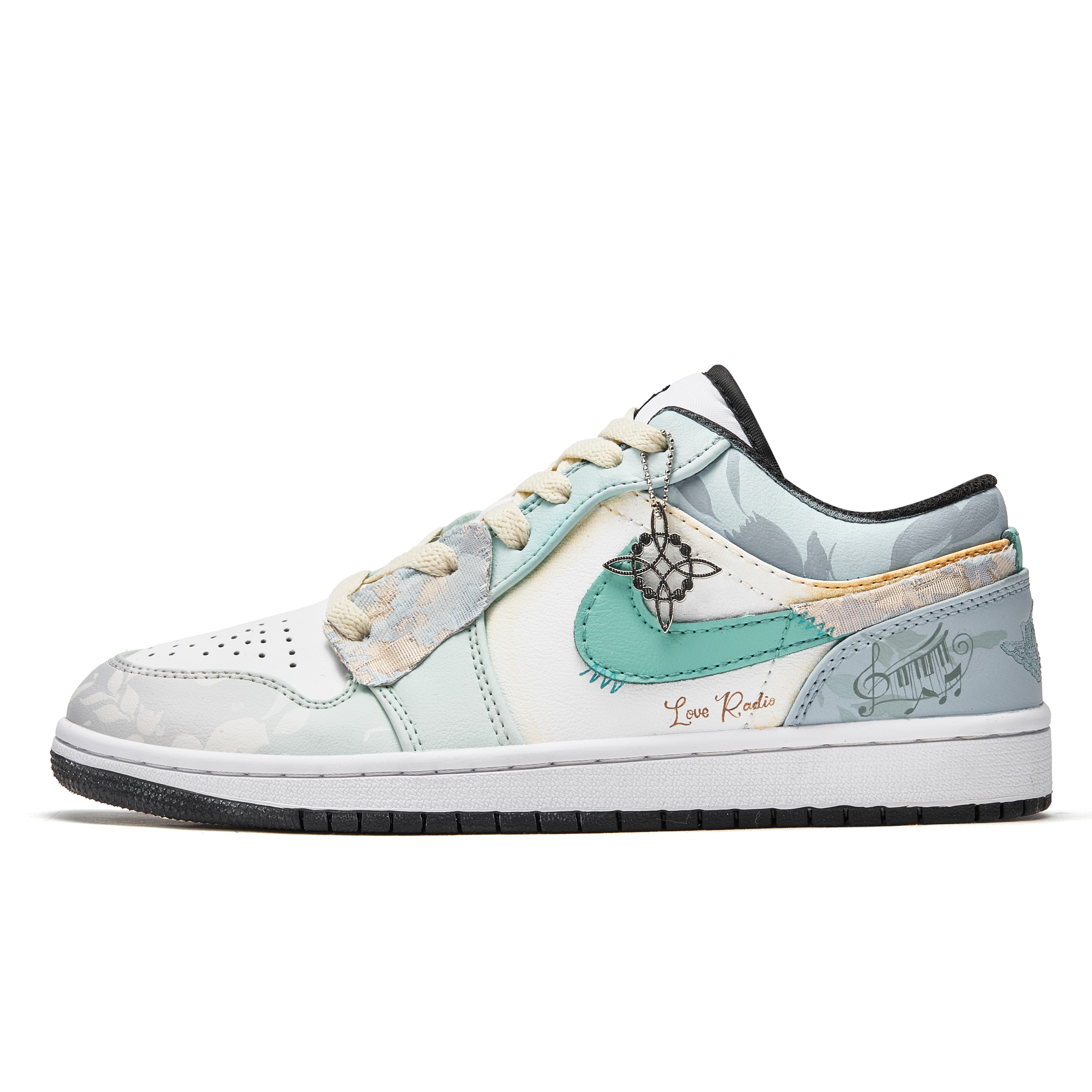 

Кроссовки Air Jordan 1 Vintage Basketball Shoes Women's Low-top Eveblue/Techgreen/Iolite, бирюзовый, Зеленый, Кроссовки Air Jordan 1 Vintage Basketball Shoes Women's Low-top Eveblue/Techgreen/Iolite, бирюзовый