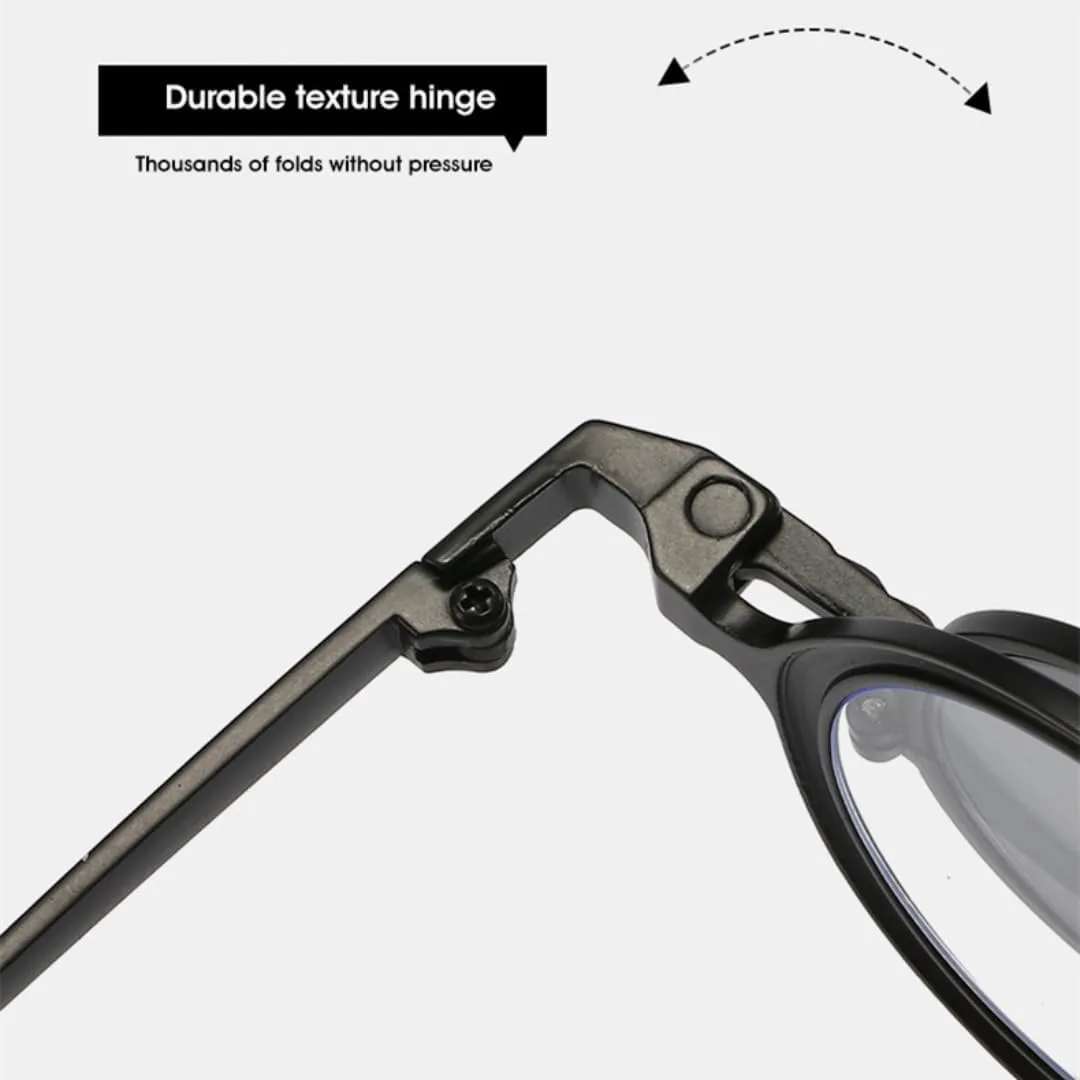 

Ретро круглые солнцезащитные очки «два в одном» из чистого титана для женщин, в стиле стимпанк, для мужчин, с защитой от УФ-излучения UV400 UATXTAU, Golden Black